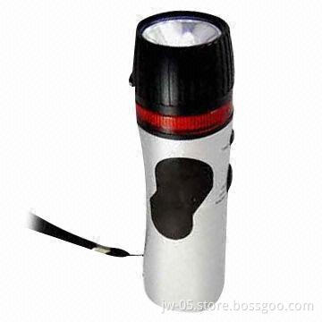 Dynamo Radio with 3 LED Bright Torch and Siren/Alarm Function
